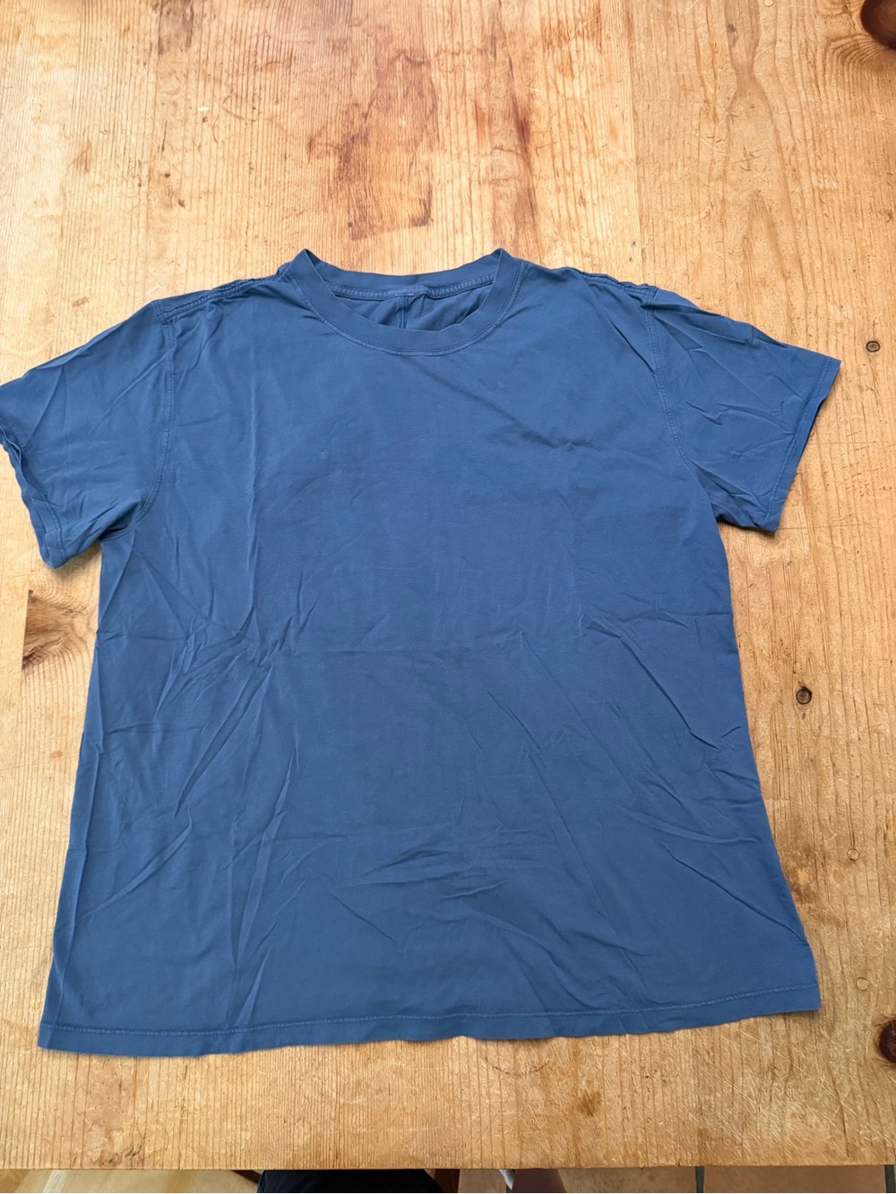 lululemon athletica Short Sleeve Crew Tee in Slate Blue